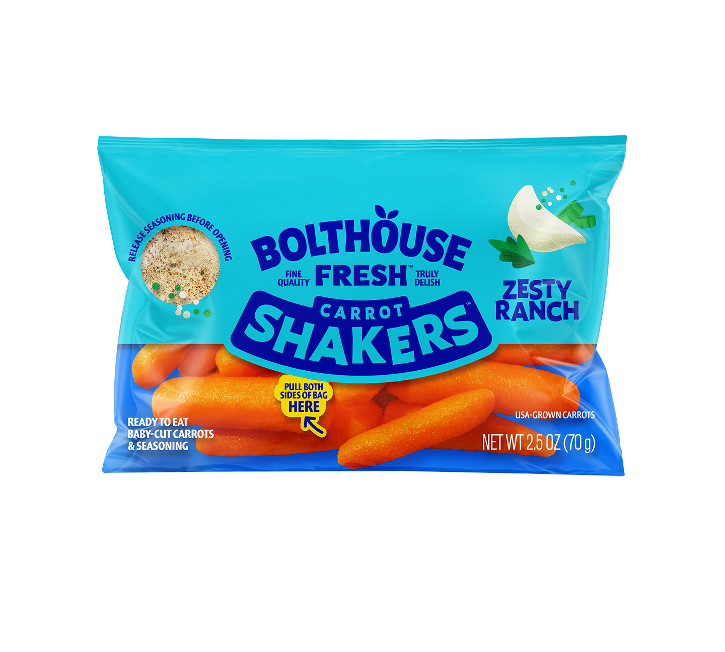 Individual Zesty Ranch Carrot Shakers