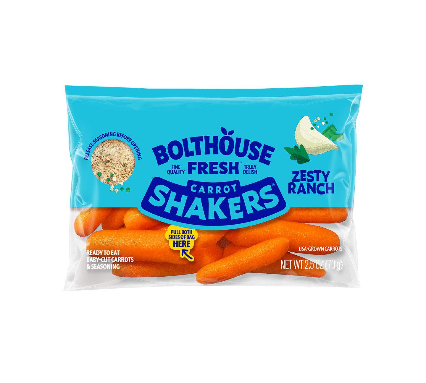 Individual Zesty Ranch Carrot Shakers